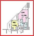 ラフィーネデュオ12階12.7万円