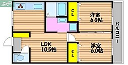 JR山陽本線 岡山駅 バス30分 バス蕃人土手下車 徒歩1分 3階/-