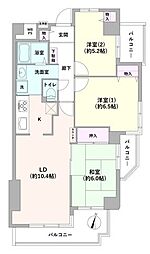 サンヴェール久米川 3LDKの間取図画像