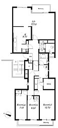 世田谷野毛レジデンス 3SLDKの間取図画像