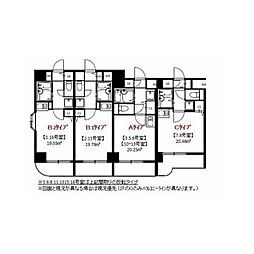 プランドールマサキ ワンルームの間取図画像