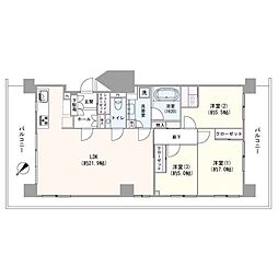 間取図画像 3LDK