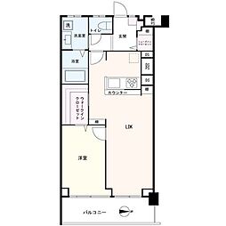 シーアイマンション神奈川 1LDKの間取図画像