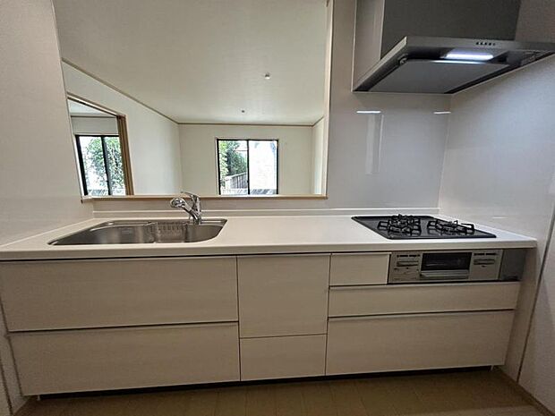 調理台が広く、お料理も楽しい時間になりますね!