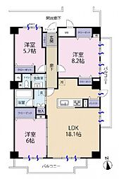 間取図画像 3LDK
