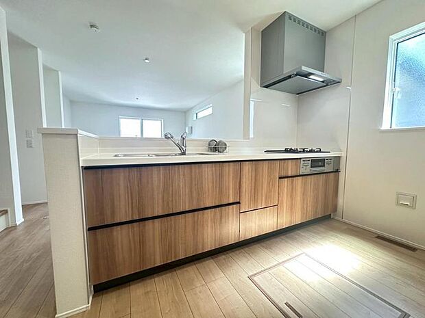 調理台が広く、お料理も楽しい時間になりますね!