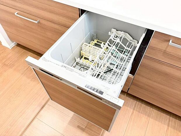 浄水器を内蔵した混合水栓。お料理の際に気軽に浄水が利用いただけます。