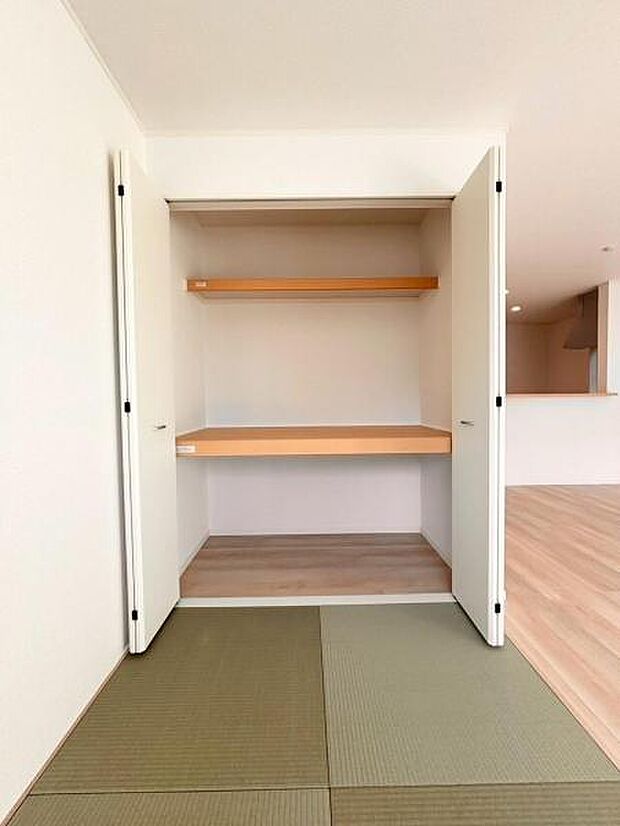 収納スペースも確保し、利便性ある空間。