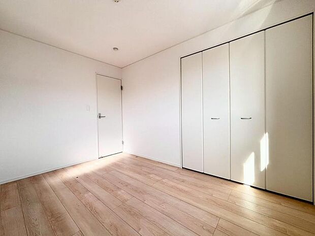 各部屋にクローゼット完備。ゆとりの収納で片付けも掃除もテキパキ完了。