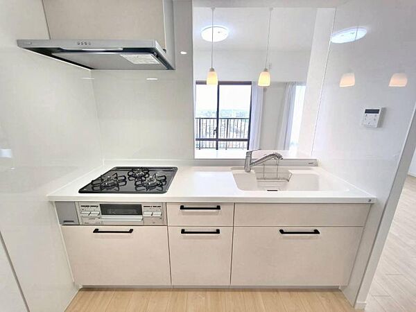 調理台が広く、お料理も楽しい時間になりますね！