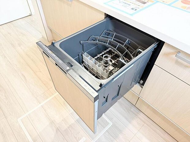 食洗器があるおかげで家事の時間を減らし、家族時間を大切にできる快適キッチンです!
