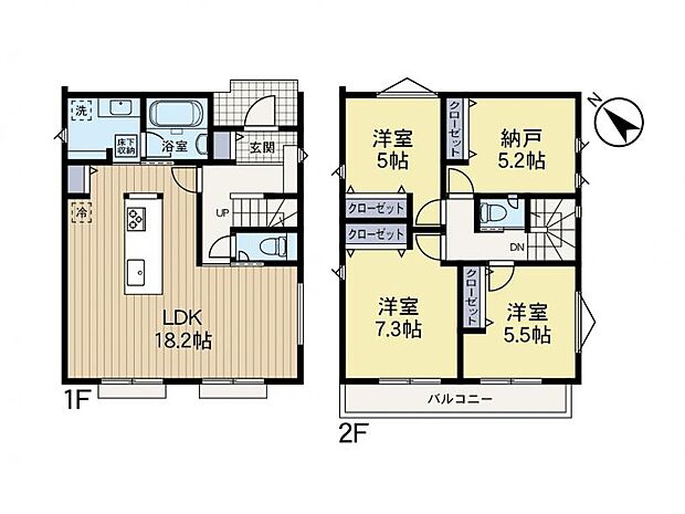 1号棟 間取り図