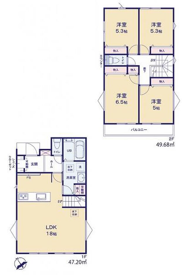 5号棟 間取り図