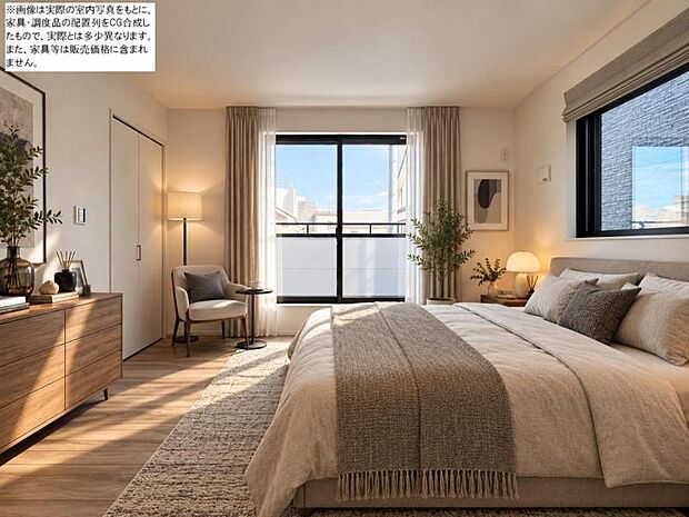 広々空間で家族一緒に寝れますね!
