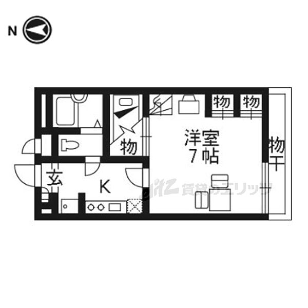 同じ建物の物件間取り写真 - ID:226058957583