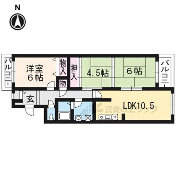 同じ建物の物件間取り写真 - ID:226060625033