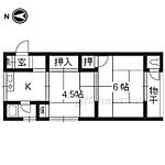 宇治市五ケ庄寺界道 2階建 築51年のイメージ