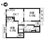 京都市右京区嵯峨野東田町 2階建 築22年のイメージ