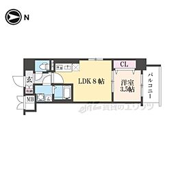 間取図画像 1LDK