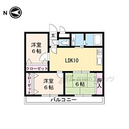 ＭＯグロリーエイト 5階3LDKの間取り