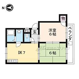 間取図画像 2DK