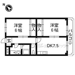 近鉄京都線 大久保駅 バス15分 佐古下車 徒歩2分の賃貸マンション