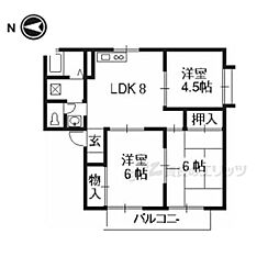 セジュール87 3LDKの間取図画像