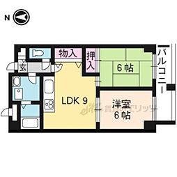 エル・カーサー 2LDKの間取図画像