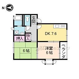 アドザックス・コバヤシ 2DKの間取図画像