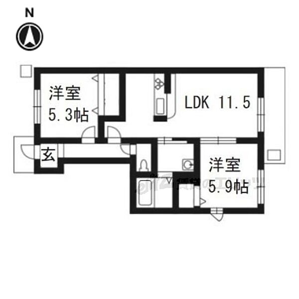 同じ建物の物件間取り写真 - ID:226065152915