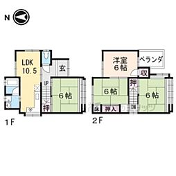 近鉄京都線 桃山御陵前駅 徒歩3分の賃貸一戸建て