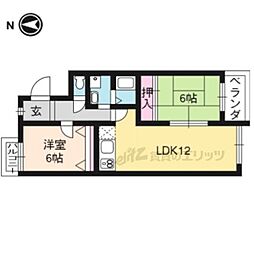 エクシードこはた 2LDKの間取図画像