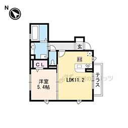 ロータス 1LDKの間取図画像