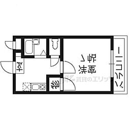 サン・ナガオカ ワンルームの間取図画像