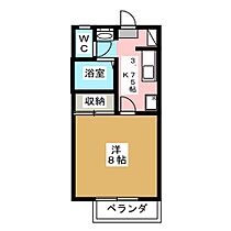 ラ・フォーレあおき 205 ｜ 長野県長野市稲里町中氷鉋（賃貸アパート1K・2階・26.93㎡） その2