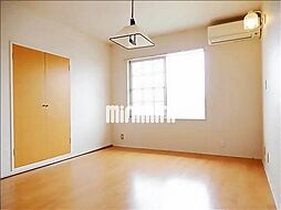 徳間コーポ 205 2階ワンルームのリビング/ダイニング