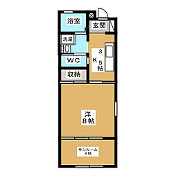 Navillera 1Kの間取図画像