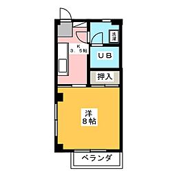 間取図画像 1K