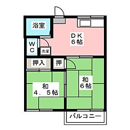 間取図画像 2DK