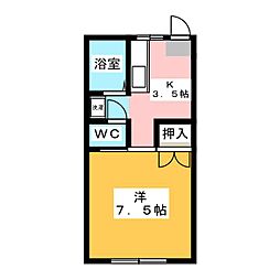 間取図画像 1K