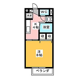 間取図画像 1K
