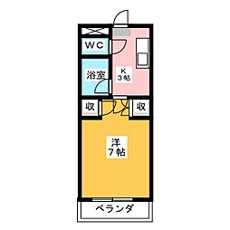間取図画像 1K