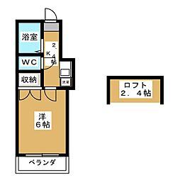 間取図画像 1K