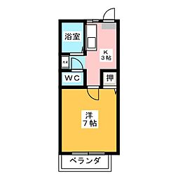 間取図画像 1K