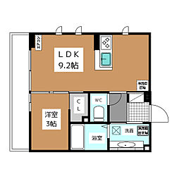 レガーロ 1LDKの間取図画像