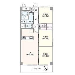 間取図画像 3LDK