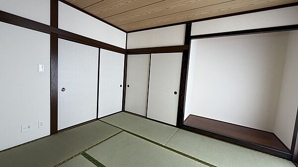 押入付の和室、寝室や客間に最適な静かな空間♪