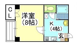 間取図画像 1K