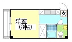 間取図画像 1K