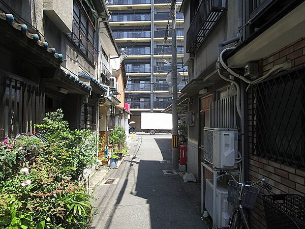 前面道路です。